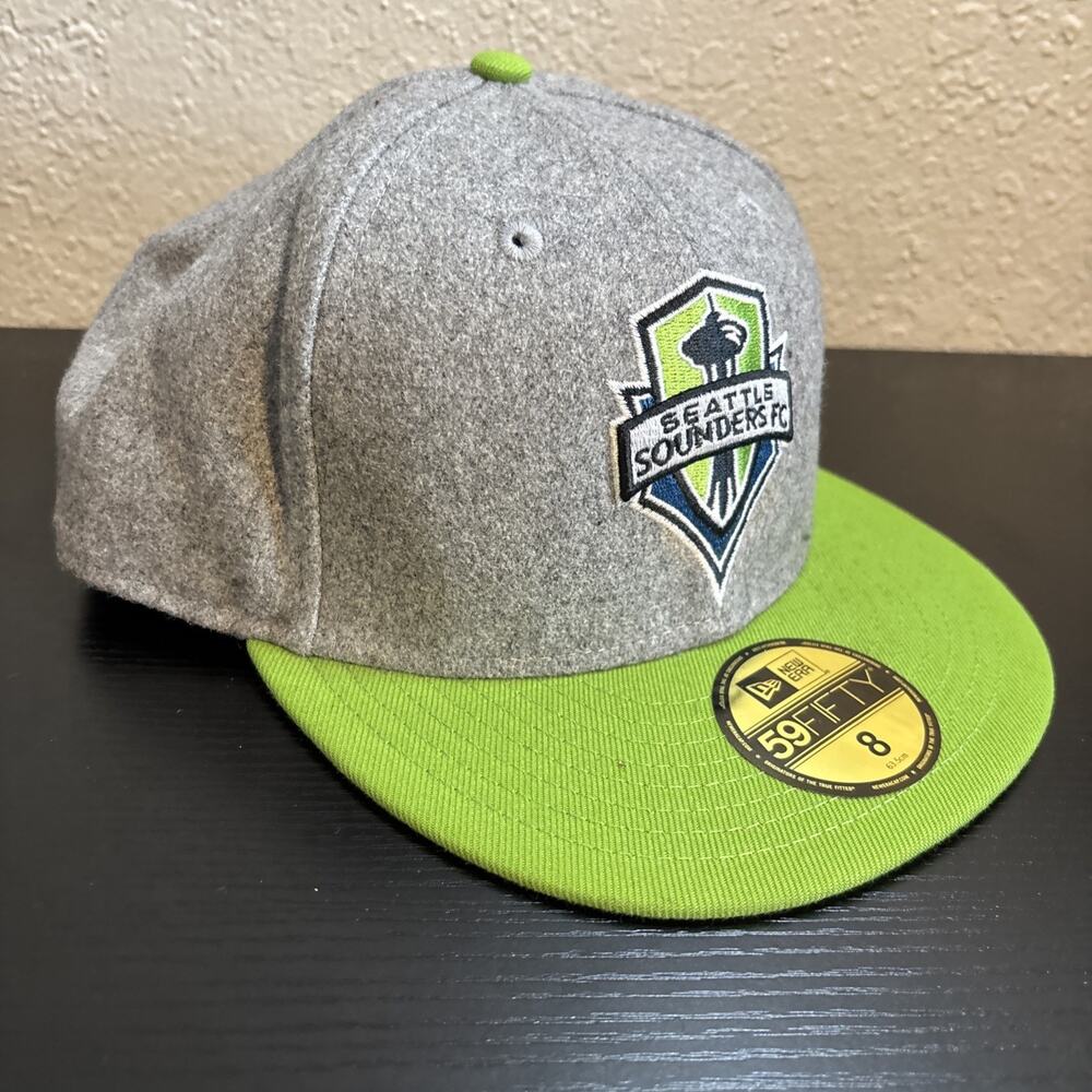 New Era Seattle Sounders FC 59FIFTY Size 8 Fitted Hat